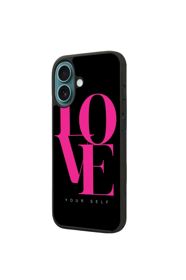 iPhone 16 Plus Uyumlu Love Tasarımlı Glossy Premium Kılıf
