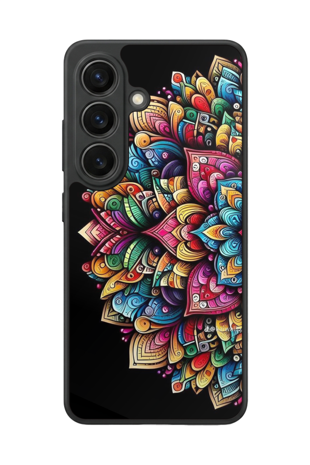 Samsung Galaxy S26 Uyumlu Mandala Tasarımlı Glossy Premium Kılıf