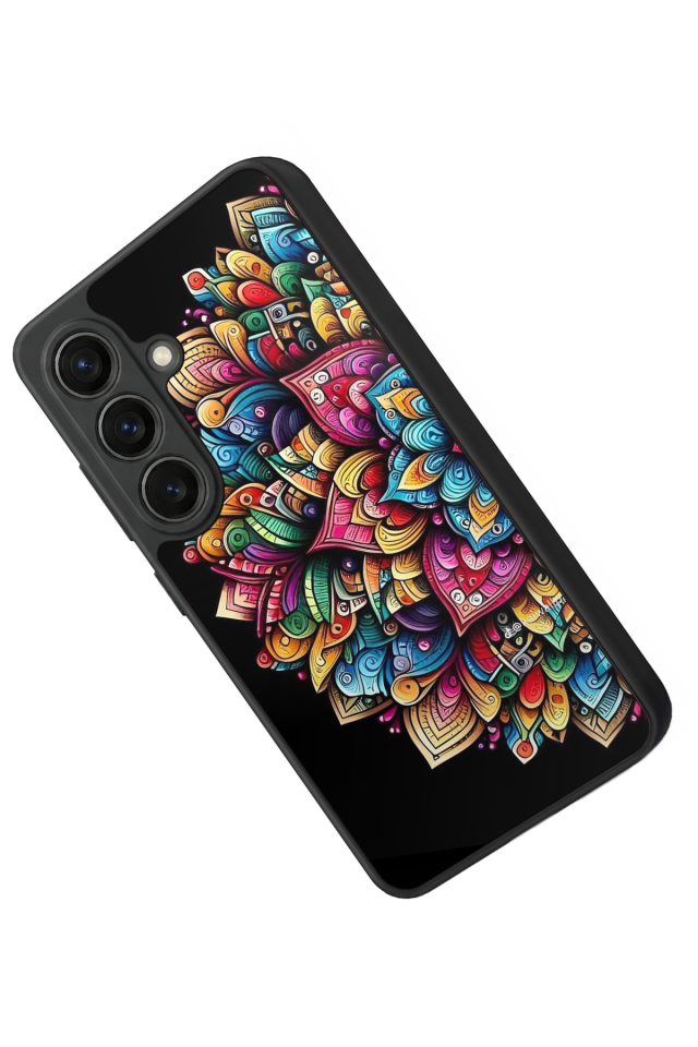 Samsung Galaxy S26 Uyumlu Mandala Tasarımlı Glossy Premium Kılıf