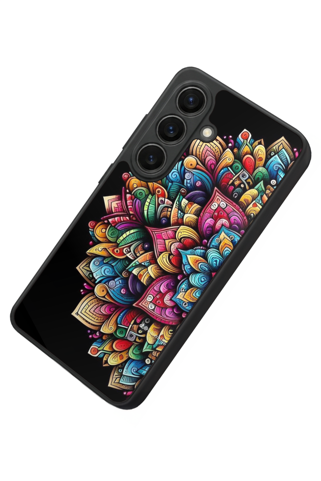 Samsung Galaxy S26 Uyumlu Mandala Tasarımlı Glossy Premium Kılıf