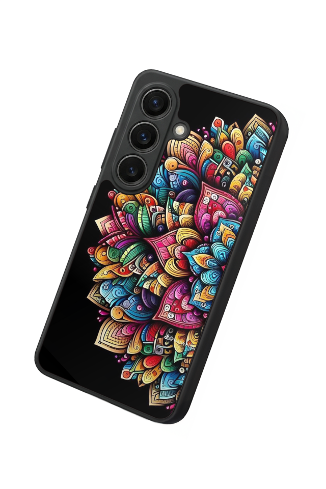 Samsung Galaxy S26 Uyumlu Mandala Tasarımlı Glossy Premium Kılıf