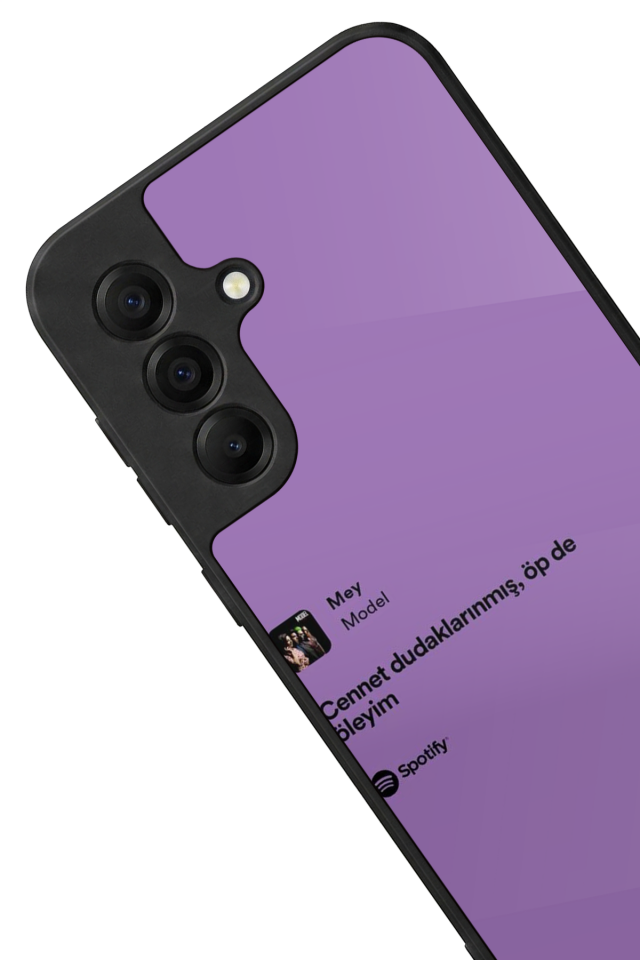 Samsung Galaxy A17 Uyumlu Sarki Sozleri Tasarımlı Glossy Premium Kılıf