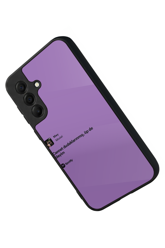 Samsung Galaxy A17 Uyumlu Sarki Sozleri Tasarımlı Glossy Premium Kılıf