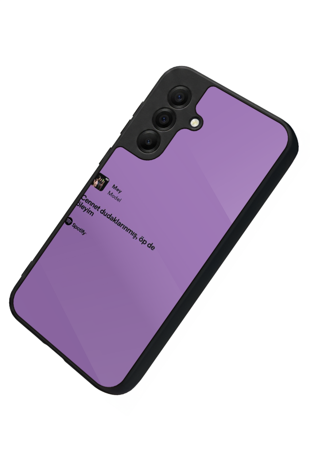 Samsung Galaxy A17 Uyumlu Sarki Sozleri Tasarımlı Glossy Premium Kılıf