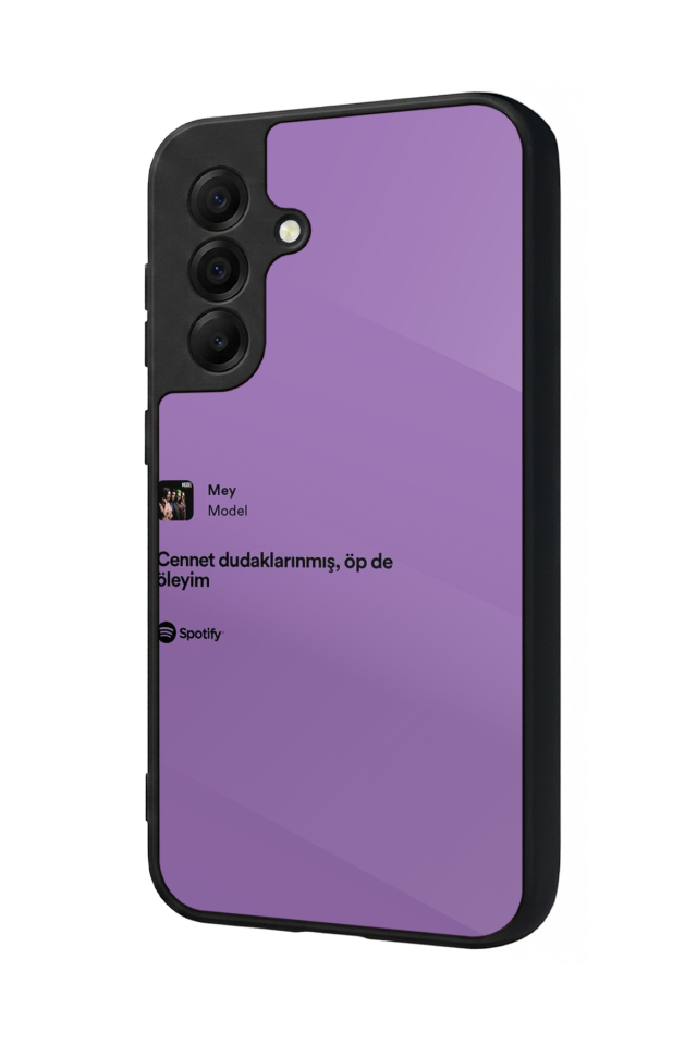 Samsung Galaxy A17 Uyumlu Sarki Sozleri Tasarımlı Glossy Premium Kılıf