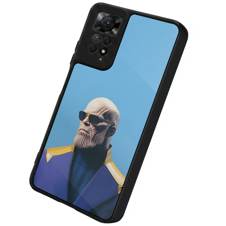 Xiaomi Redmi Note 12 Pro Uyumlu Thanos Tasarımlı Glossy Premium Kılıf