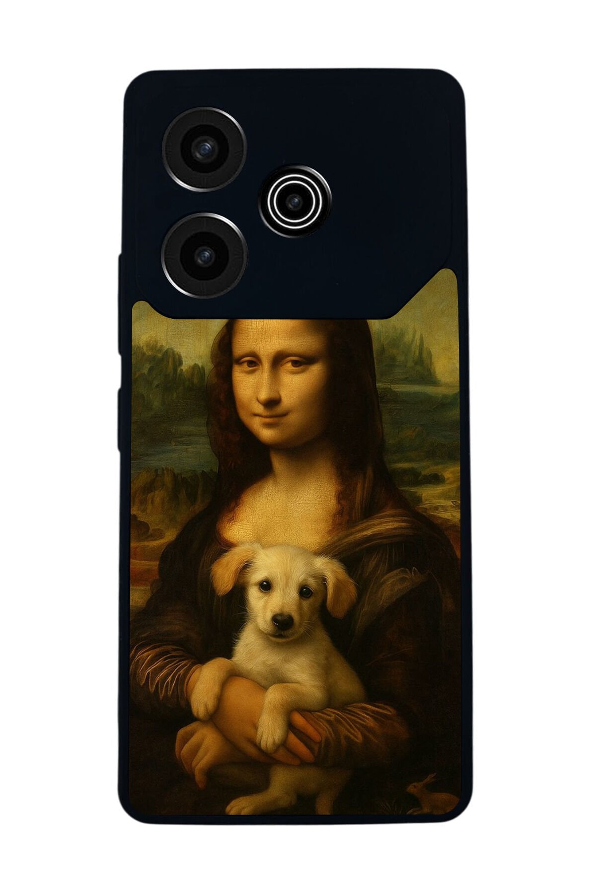 Tecno Pova 6 Uyumlu Monalisa Tasarımlı Glossy Premium Kılıf