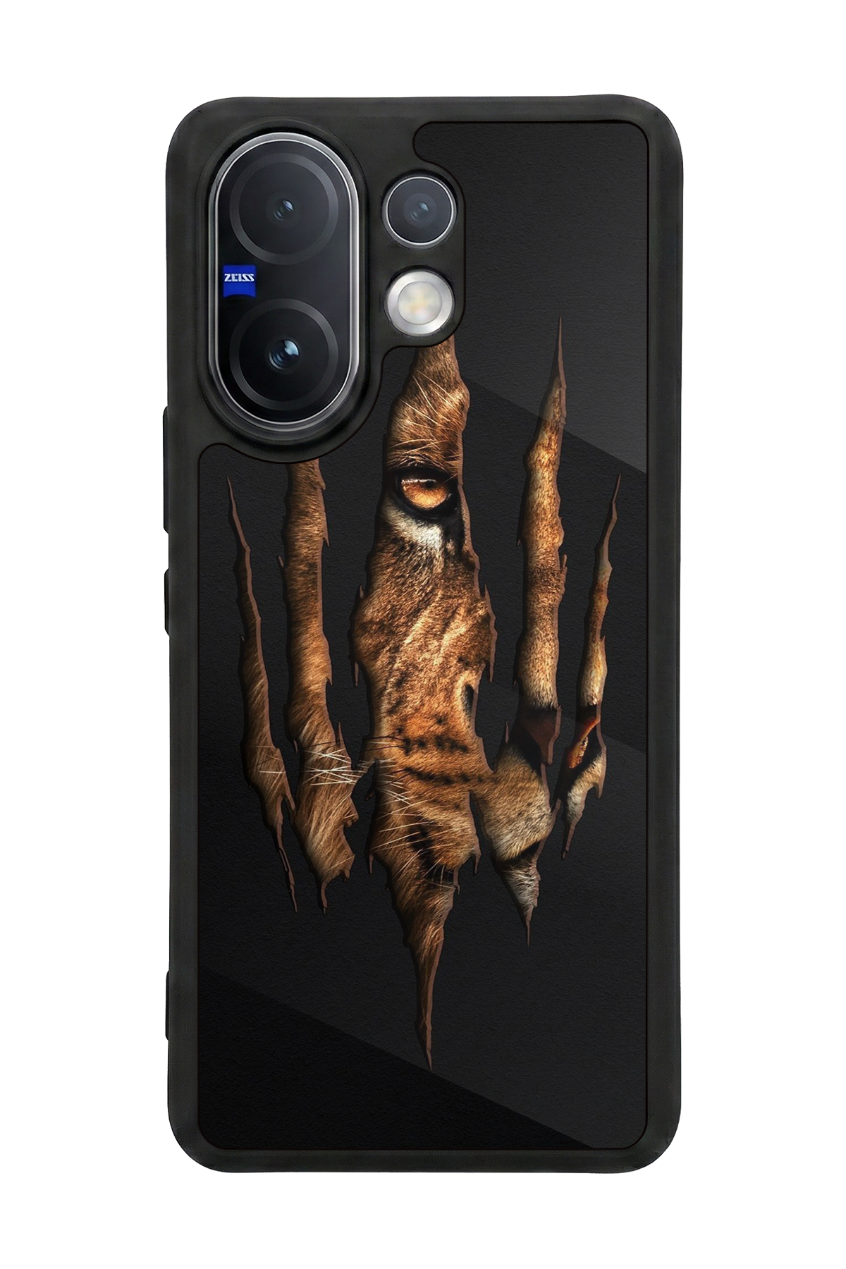 Vivo V60 Uyumlu Aslan Tasarımlı Glossy Premium Kılıf