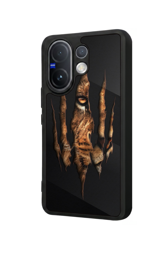Vivo V60 Uyumlu Aslan Tasarımlı Glossy Premium Kılıf