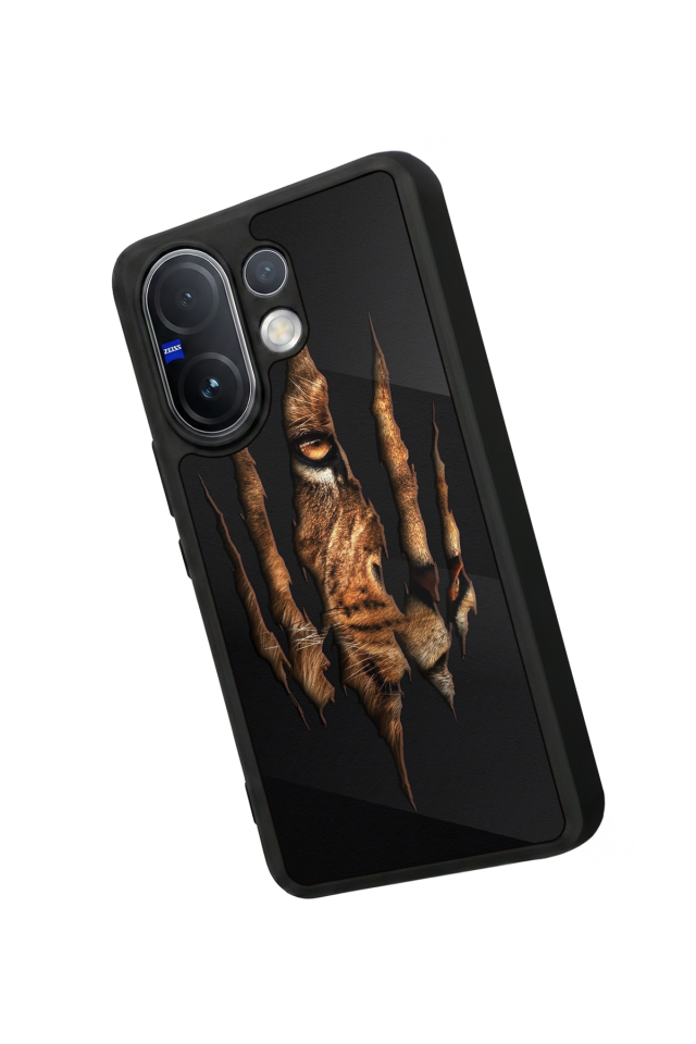 Vivo V60 Uyumlu Aslan Tasarımlı Glossy Premium Kılıf