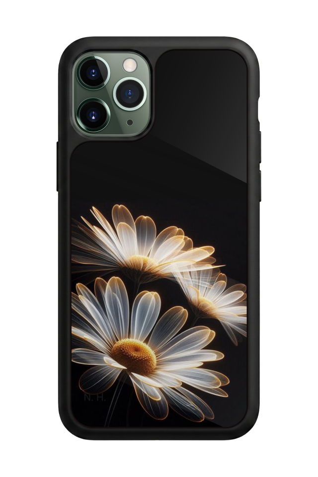 iPhone 11 Pro Max Uyumlu Cicek Tasarımlı Glossy Premium Kılıf