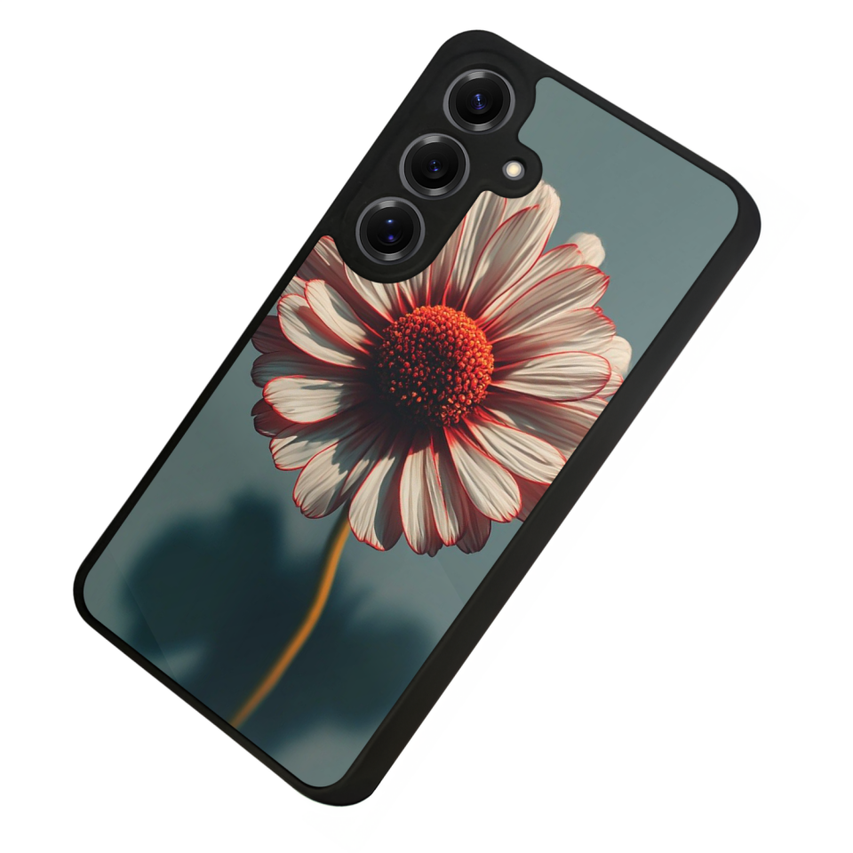 Samsung Galaxy S25 Uyumlu Cicek Tasarımlı Glossy Premium Kılıf