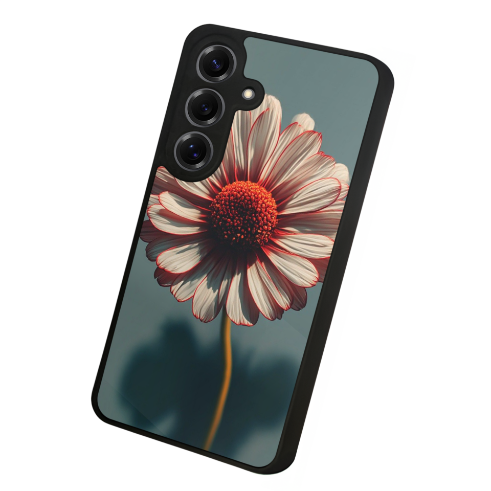 Samsung Galaxy S25 Uyumlu Cicek Tasarımlı Glossy Premium Kılıf