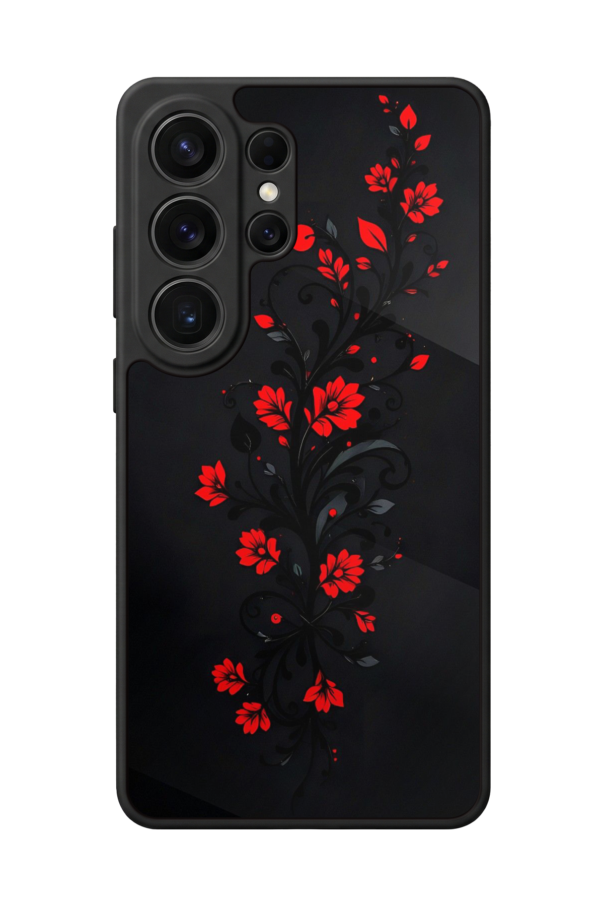 Samsung Galaxy S26 Ultra Uyumlu Floral Tasarımlı Glossy Premium Kılıf