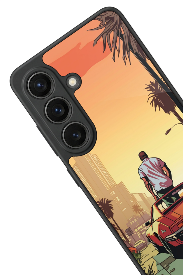 Samsung Galaxy S26 Uyumlu GTA Tasarımlı Glossy Premium Kılıf