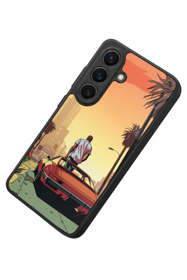 Samsung Galaxy S26 Uyumlu GTA Tasarımlı Glossy Premium Kılıf