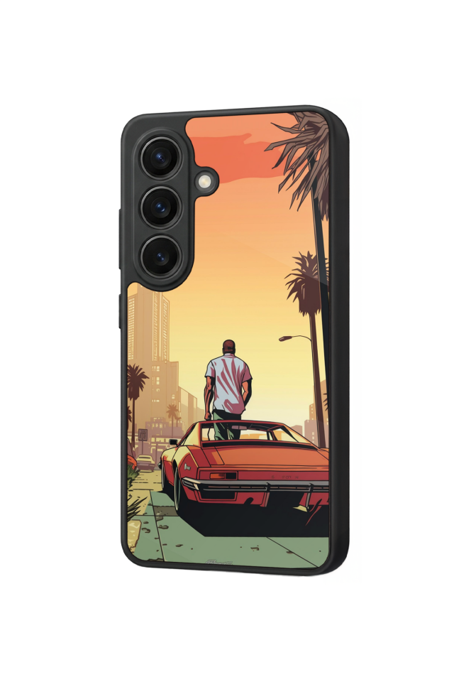 Samsung Galaxy S26 Uyumlu GTA Tasarımlı Glossy Premium Kılıf