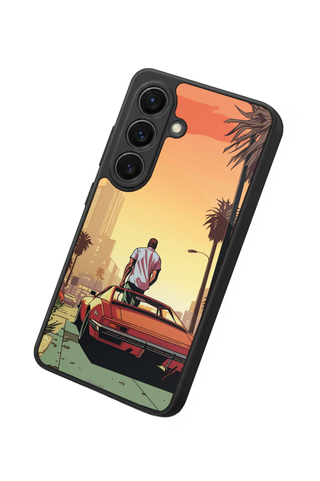 Samsung Galaxy S26 Uyumlu GTA Tasarımlı Glossy Premium Kılıf