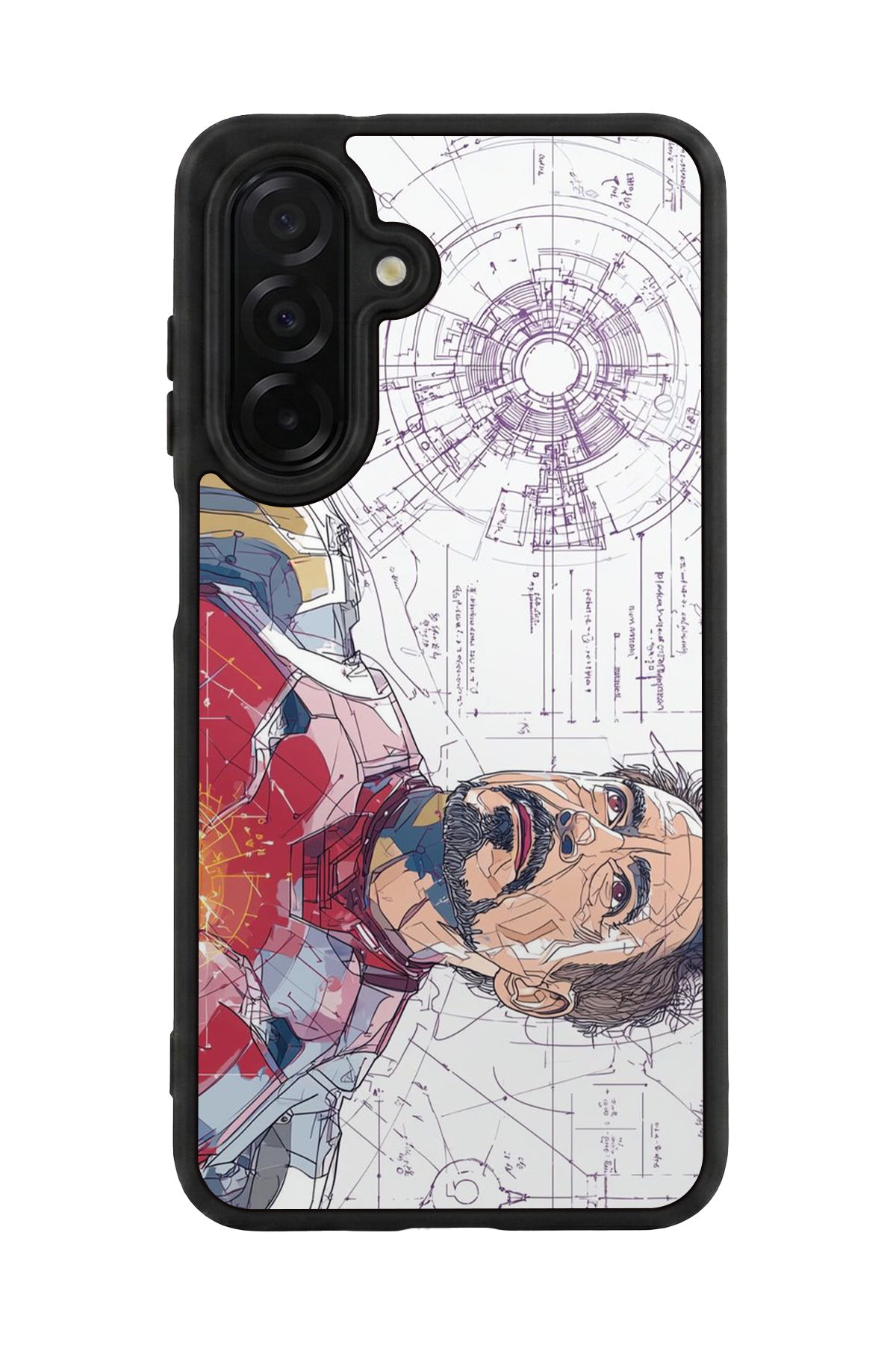 Samsung Galaxy A36 Uyumlu Iron Man ( Demir Adam ) Tasarımlı Glossy Premium Kılıf