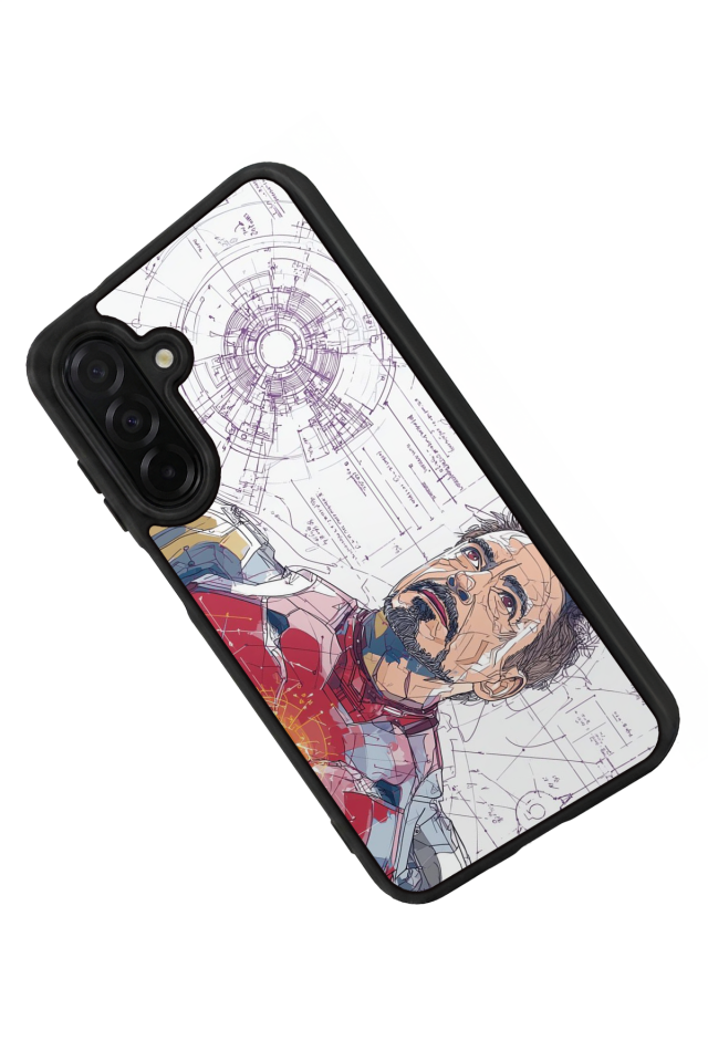 Samsung Galaxy A36 Uyumlu Iron Man ( Demir Adam ) Tasarımlı Glossy Premium Kılıf