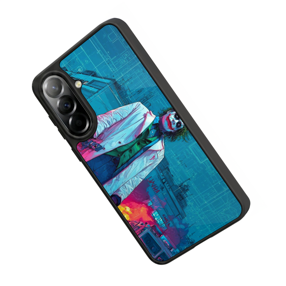 Samsung Galaxy A37 Uyumlu Joker Tasarımlı Glossy Premium Kılıf