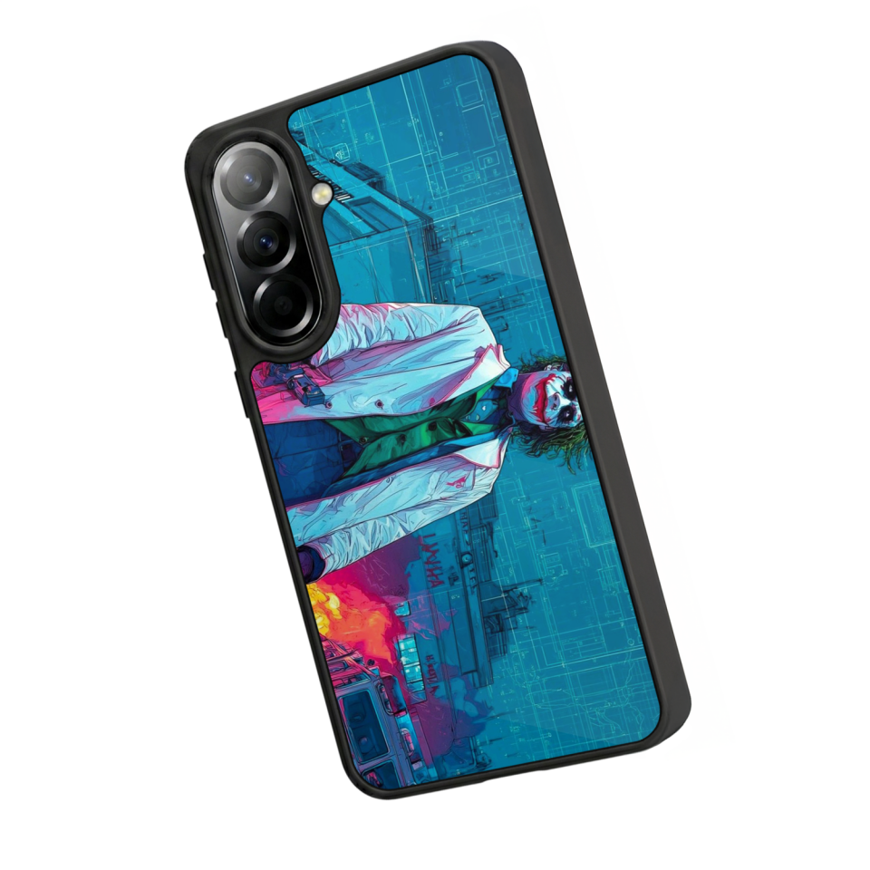 Samsung Galaxy A37 Uyumlu Joker Tasarımlı Glossy Premium Kılıf