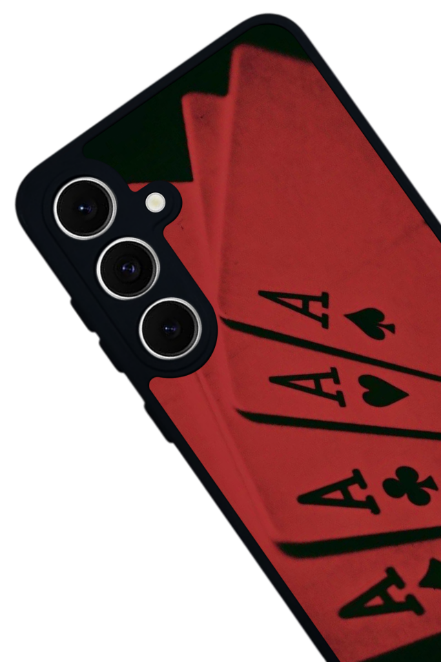Samsung Galaxy S24 FE Uyumlu Kart Tasarımlı Glossy Premium Kılıf