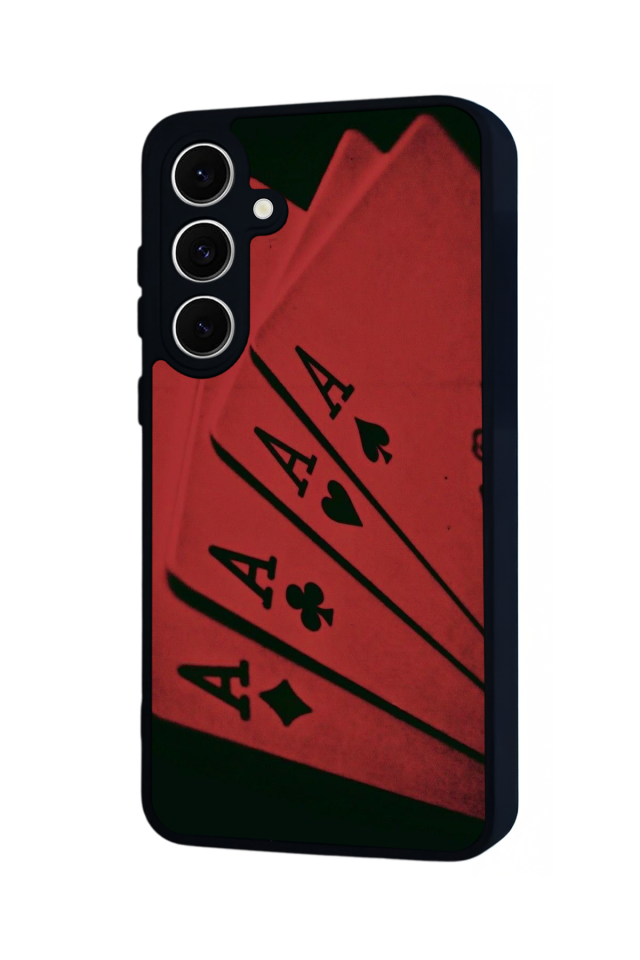 Samsung Galaxy S24 FE Uyumlu Kart Tasarımlı Glossy Premium Kılıf
