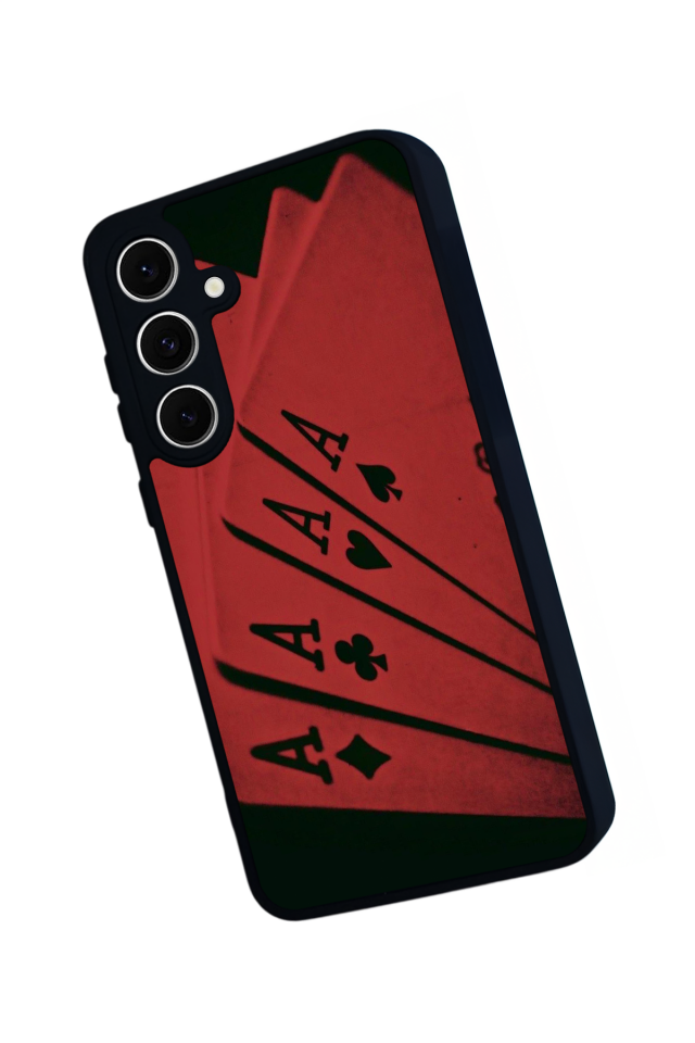 Samsung Galaxy S24 FE Uyumlu Kart Tasarımlı Glossy Premium Kılıf