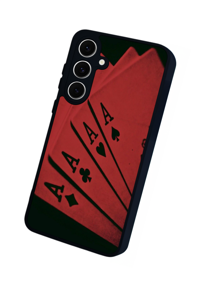 Samsung Galaxy S24 FE Uyumlu Kart Tasarımlı Glossy Premium Kılıf