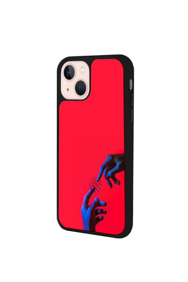 iPhone 15 Plus Uyumlu Kirmizi Tasarımlı Glossy Premium Kılıf