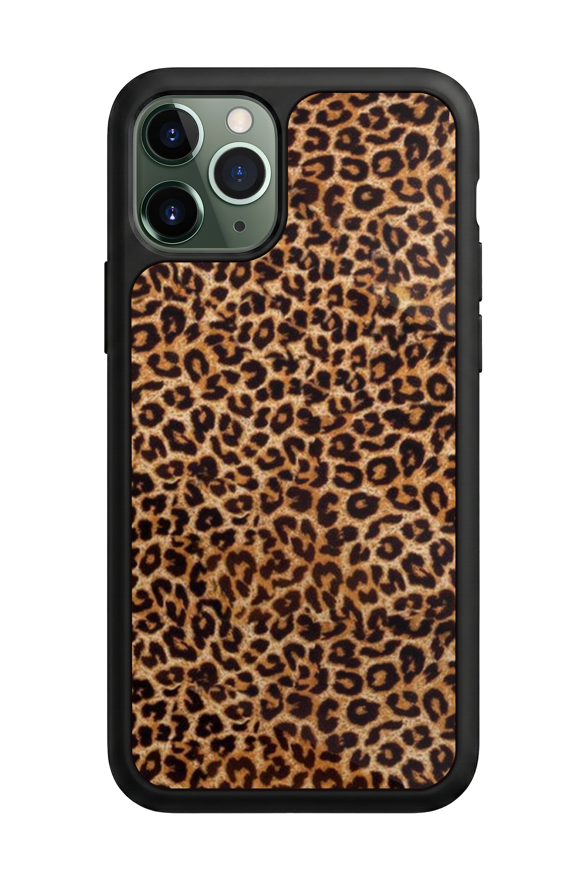 iPhone 11 Pro Uyumlu Leopar Tasarımlı Glossy Premium Kılıf