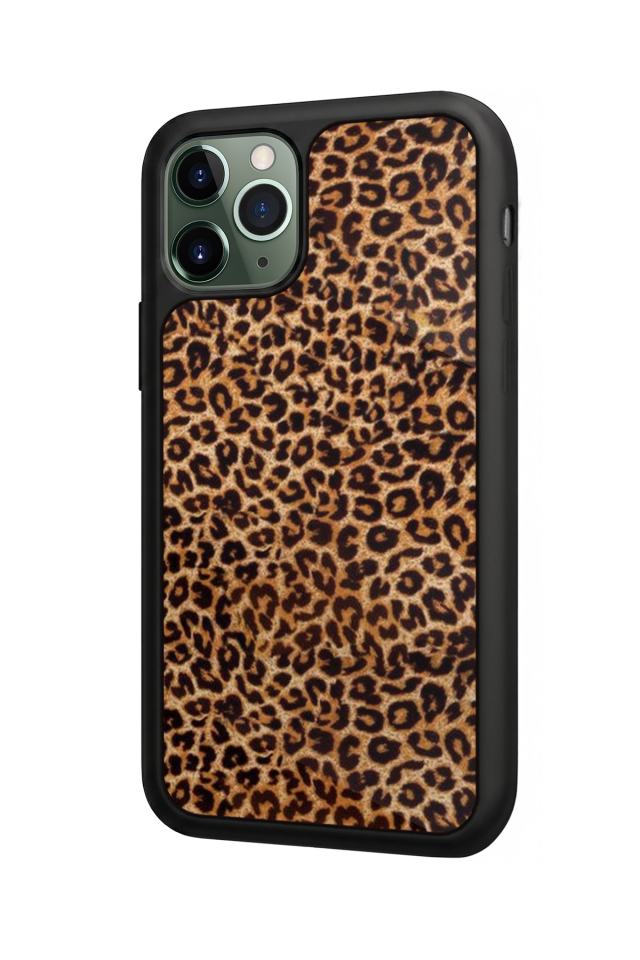 iPhone 11 Pro Uyumlu Leopar Tasarımlı Glossy Premium Kılıf