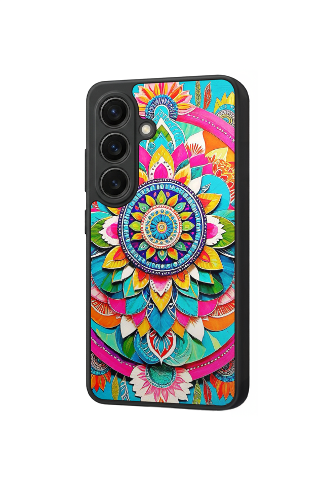 Samsung Galaxy S26 Uyumlu Mandala Tasarımlı Glossy Premium Kılıf