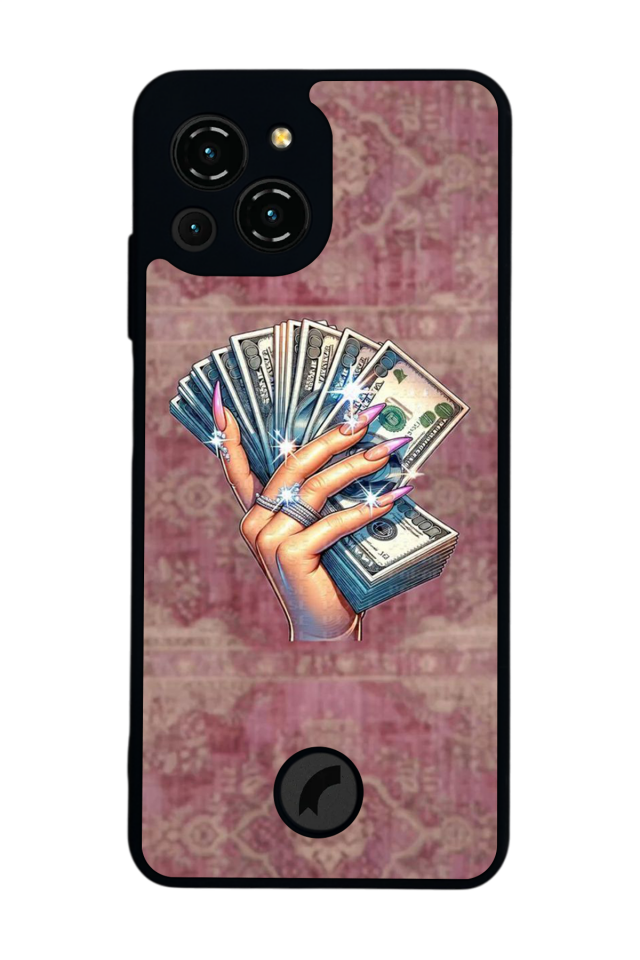 Reeder S23 Pro Max Uyumlu Money Para Tasarımlı Glossy Premium Kılıf