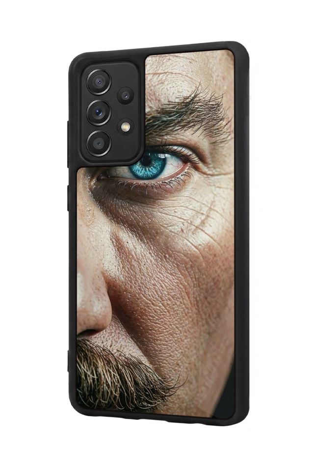 Samsung Galaxy A72 Uyumlu Mustafa Kemal Ataturk Tasarımlı Glossy Premium Kılıf