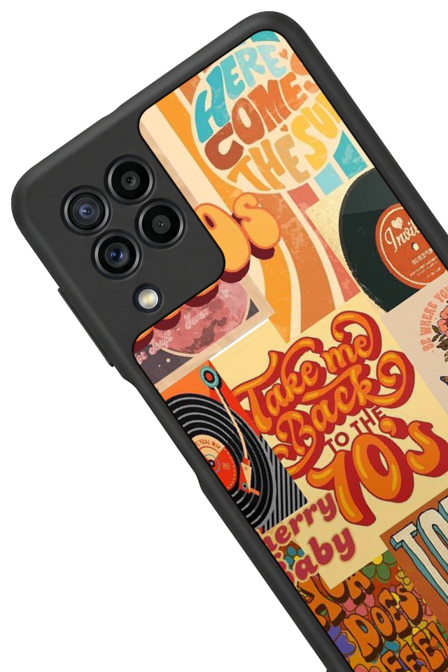 Samsung Galaxy M22 Uyumlu Poster Tasarımlı Glossy Premium Kılıf