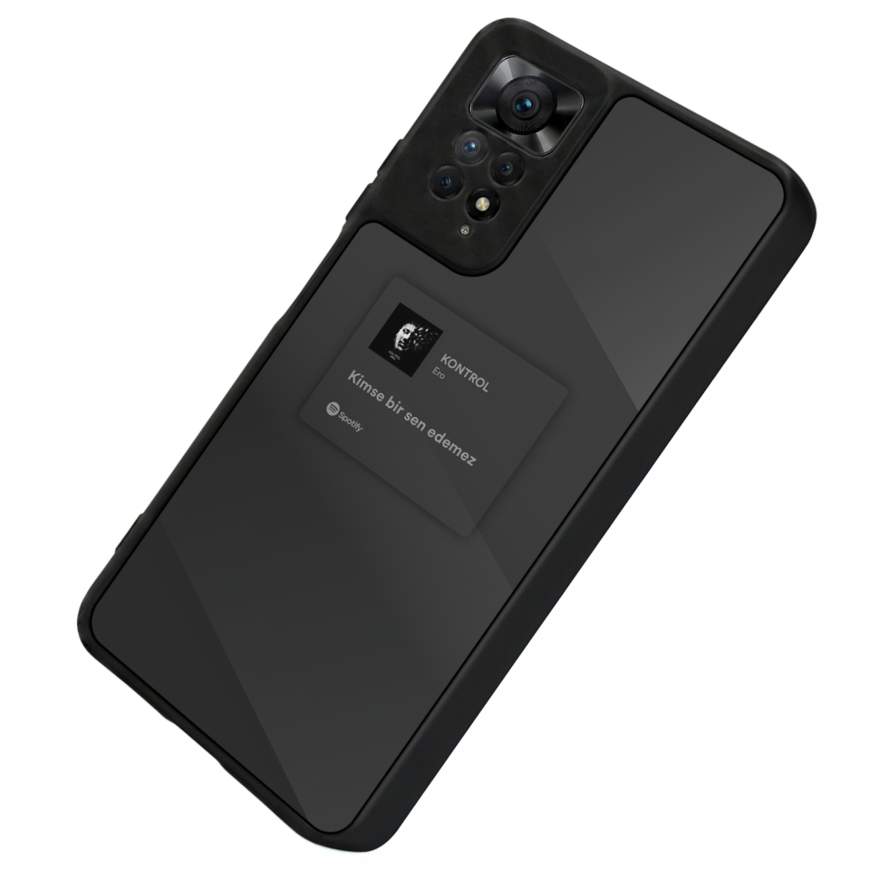 Xiaomi Redmi Note 11 Pro Uyumlu Sarki Sozleri Tasarımlı Glossy Premium Kılıf