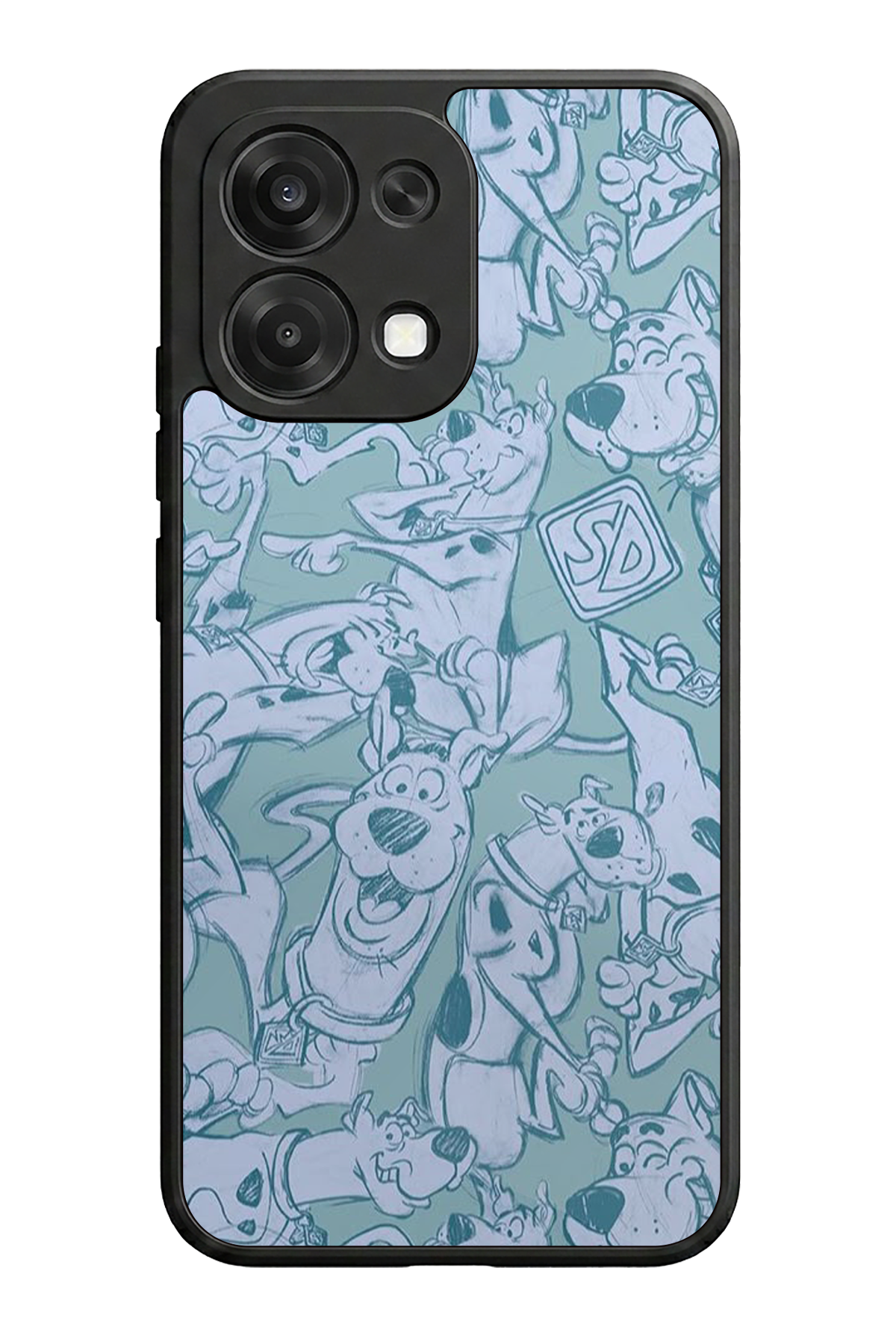 Oppo A6 Pro Uyumlu Scooby Doo Tasarımlı Glossy Premium Kılıf