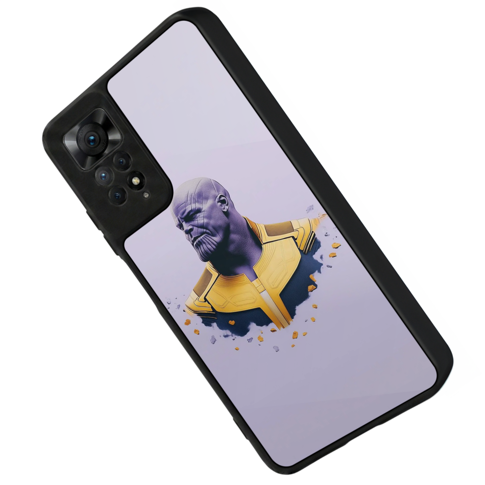 Xiaomi Redmi Note 12 Pro Uyumlu Thanos Tasarımlı Glossy Premium Kılıf
