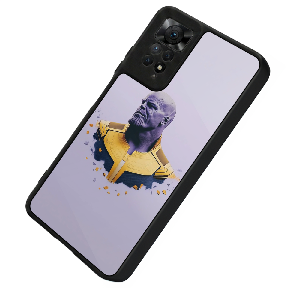 Xiaomi Redmi Note 12 Pro Uyumlu Thanos Tasarımlı Glossy Premium Kılıf