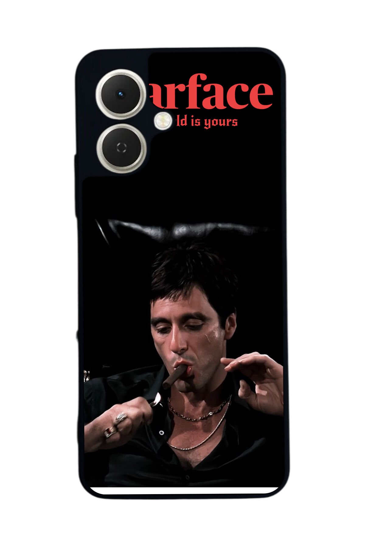 Tecno Spark GO 2 Uyumlu Scarface Tasarımlı Glossy Premium Kılıf
