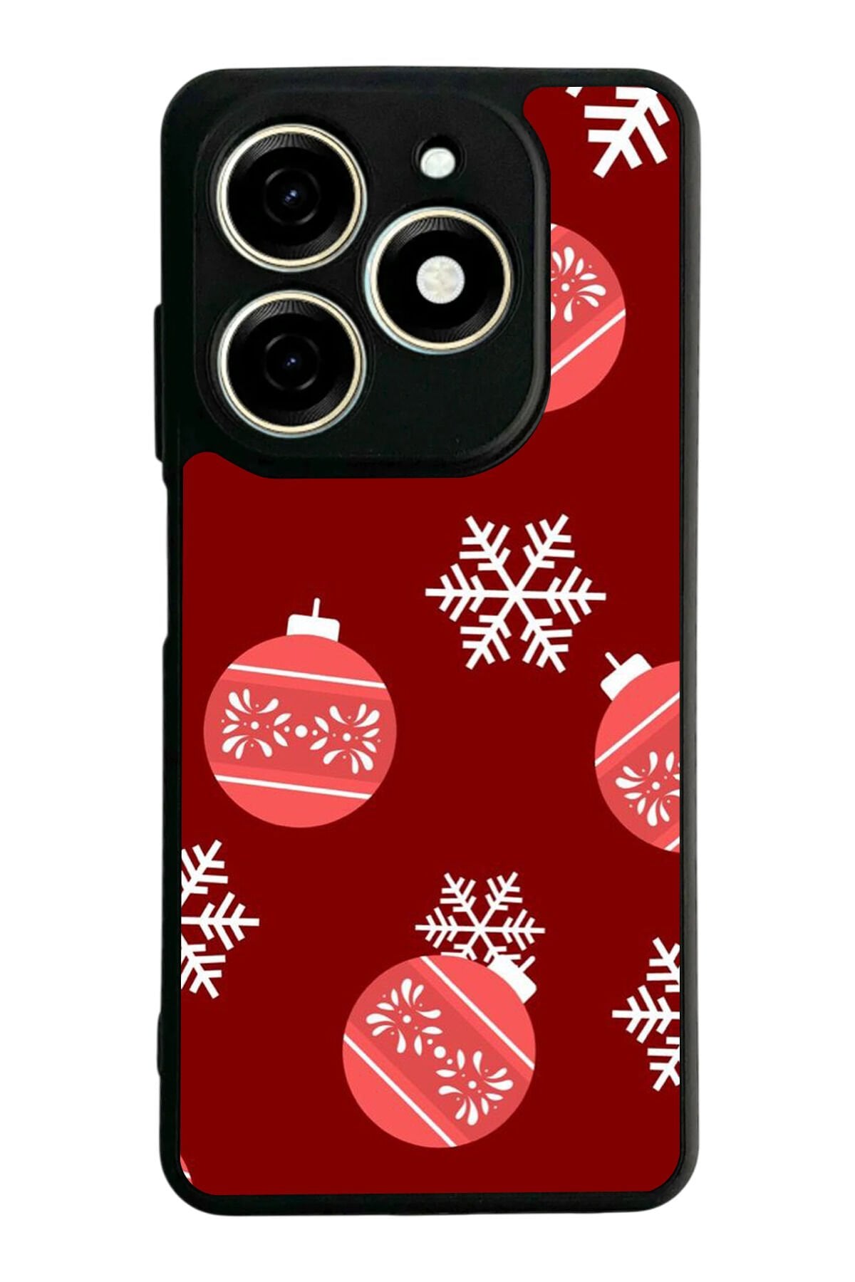 Tecno Spark 20/20C Uyumlu Yilbasi Christmas Tasarımlı Glossy Premium Kılıf