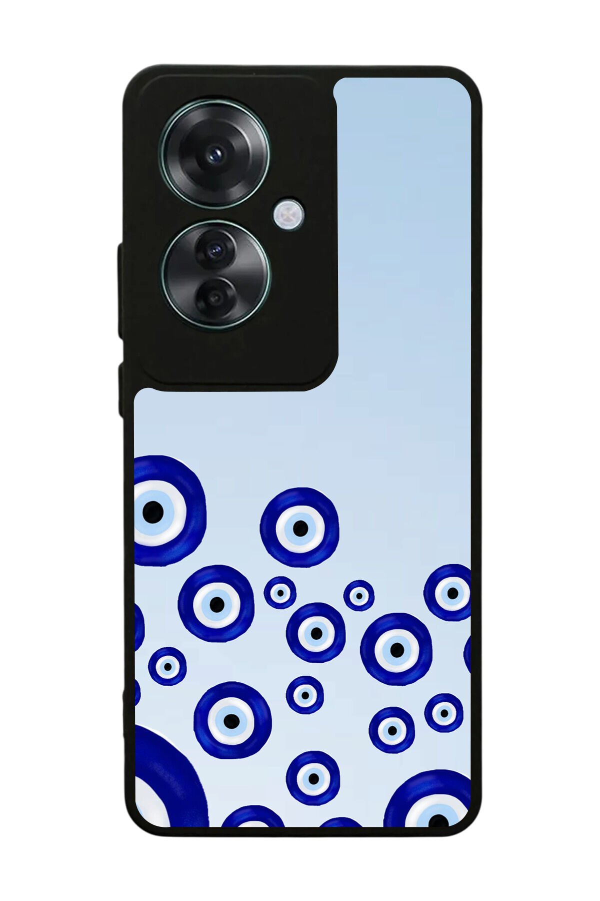 Oppo Reno 11F Uyumlu Nazar Tasarımlı Glossy Premium Kılıf
