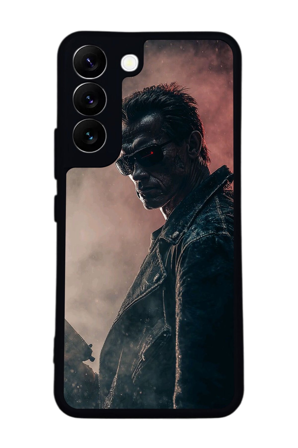 Samsung Galaxy S22 Uyumlu Terminator Tasarımlı Glossy Premium Kılıf