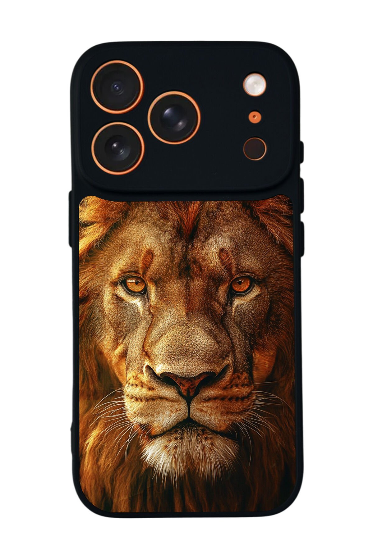 iPhone 17 Pro Uyumlu Aslan Tasarımlı Glossy Premium Kılıf