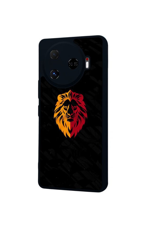 Tecno Camon 30 Pro Uyumlu Aslan Tasarımlı Glossy Premium Kılıf