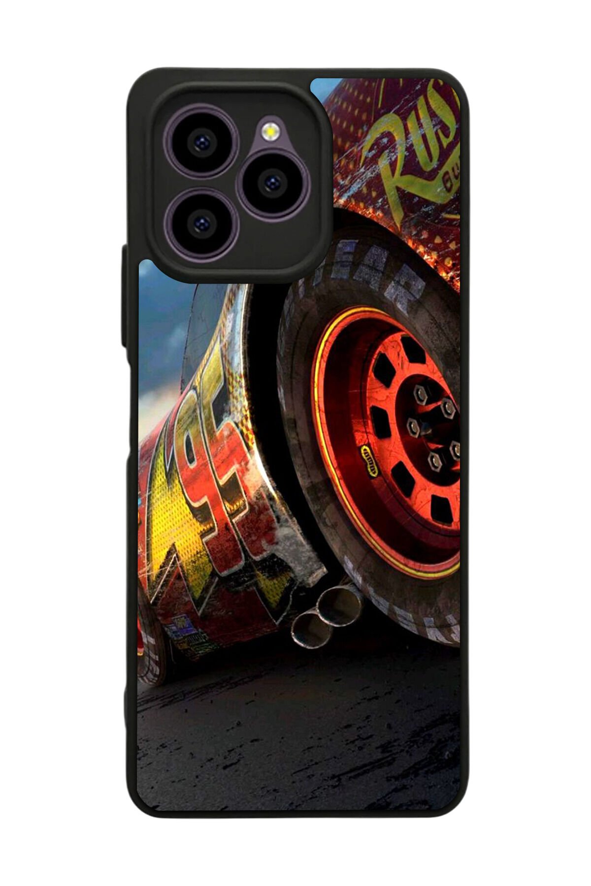 Omix X6 Uyumlu Şimsek McQueen Tasarımlı Glossy Premium Kılıf