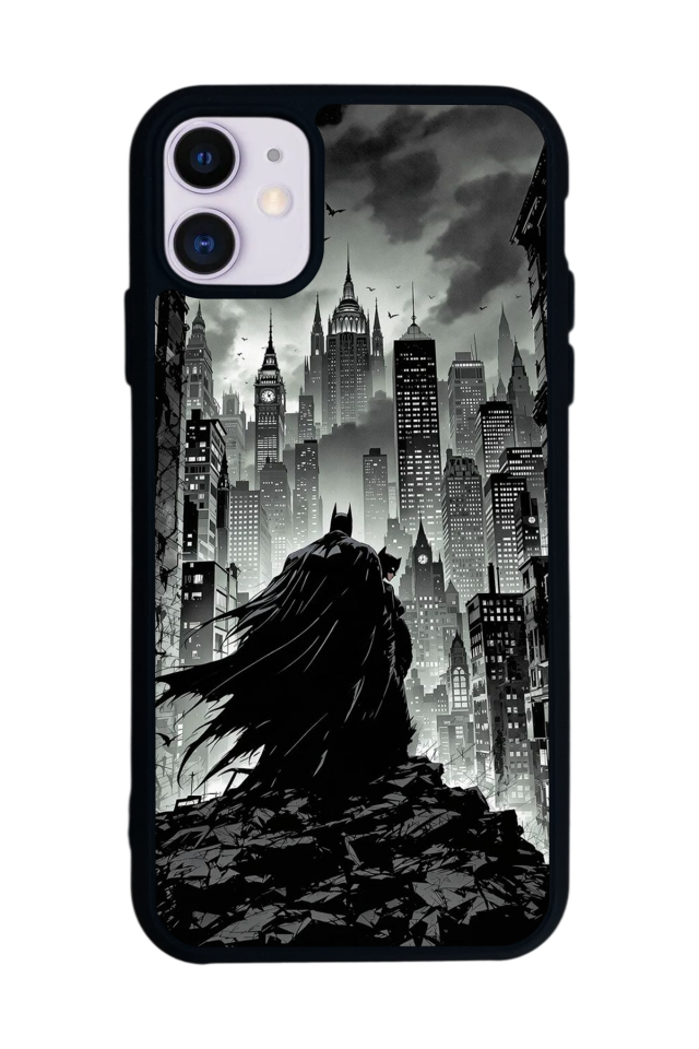 iPhone 11 Uyumlu Batman Tasarımlı Glossy Premium Kılıf