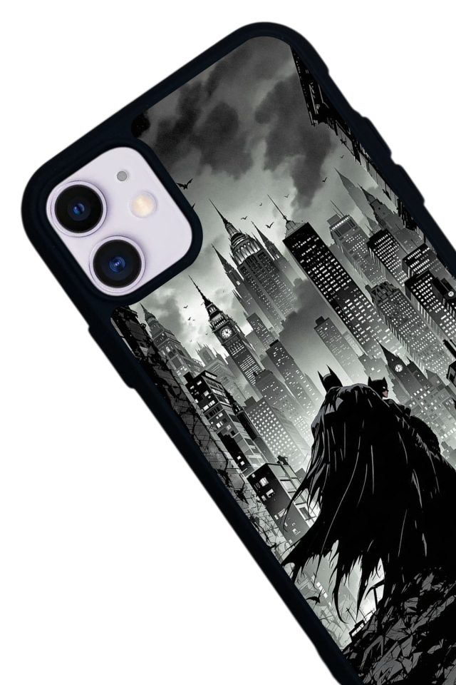 iPhone 11 Uyumlu Batman Tasarımlı Glossy Premium Kılıf